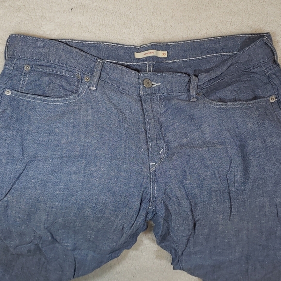 3💋for $35  Levi Boyfriend Linen Short Jeans - Picture 1 of 13